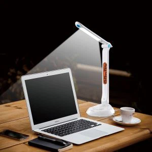LED-leeslamp met klok